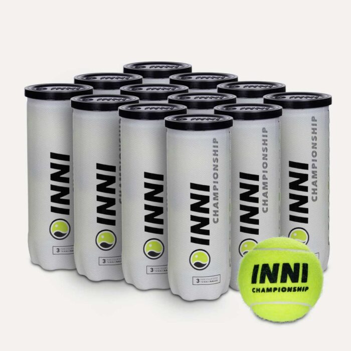 Bola De Tênis<br> INNI Championship<br> Kit 12 Tubos