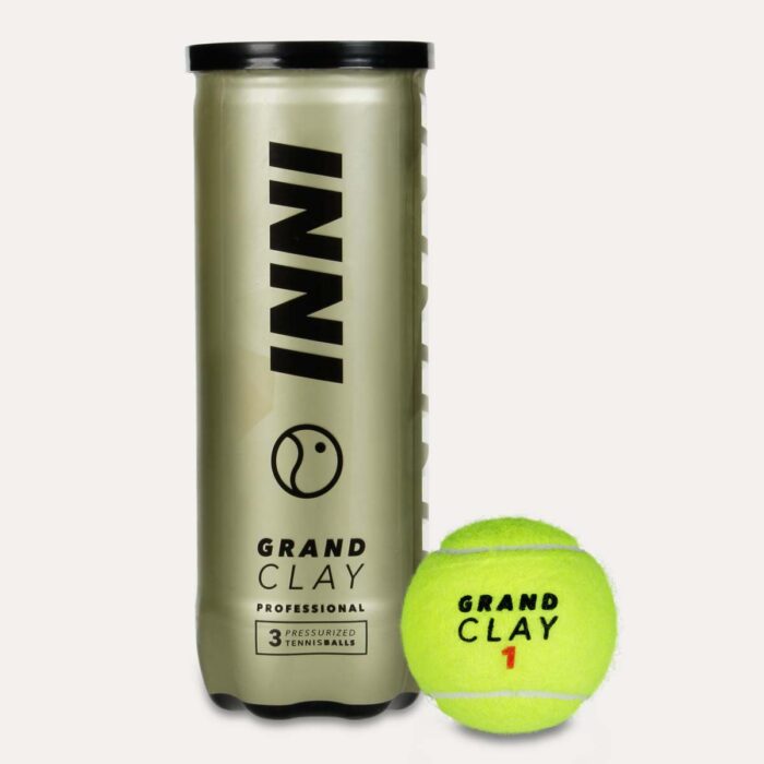 Bola De Tênis <br>INNI Grand Clay <br> 1 Tubo Com 3 Bolas